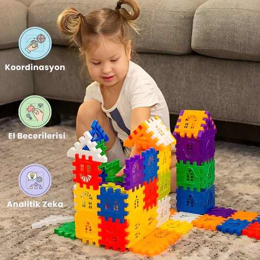 3D City Puzzle Eğitici Bloklar Ürün Seti