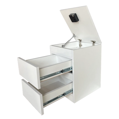 Gizli Bölmeli Komodin Siyah Renk