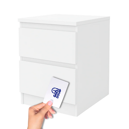 Gizli Bölmeli Komodin Siyah Renk