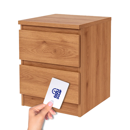 Gizli Bölmeli Komodin Siyah Renk